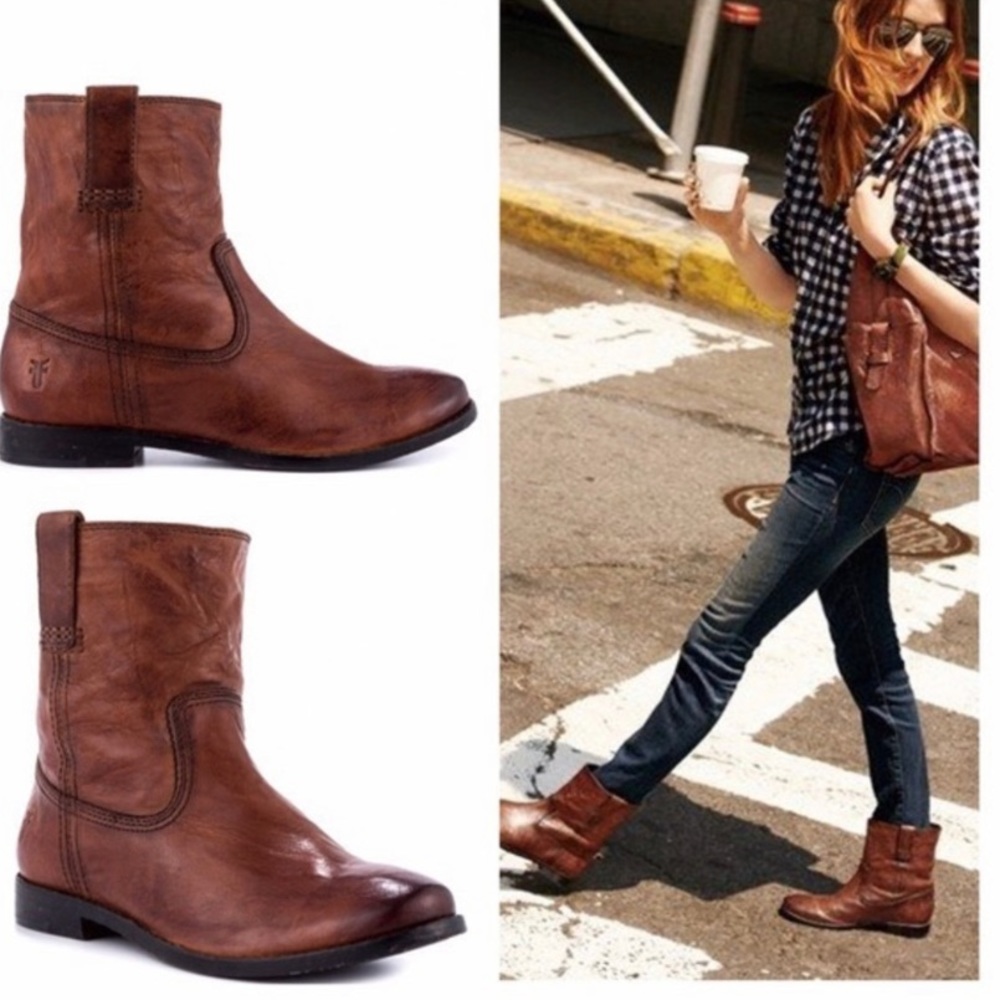 Frye Anna shortie boots. EUC. Size 7.5